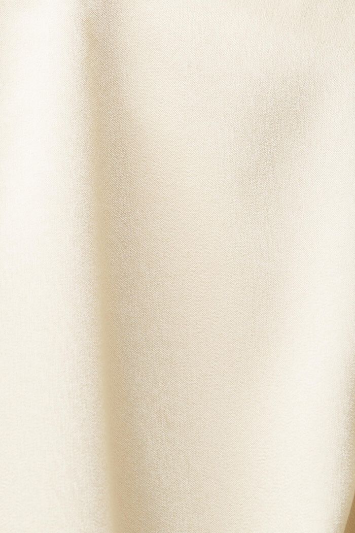 Top con spalline sottili in raso, LIGHT TAUPE, detail image number 5