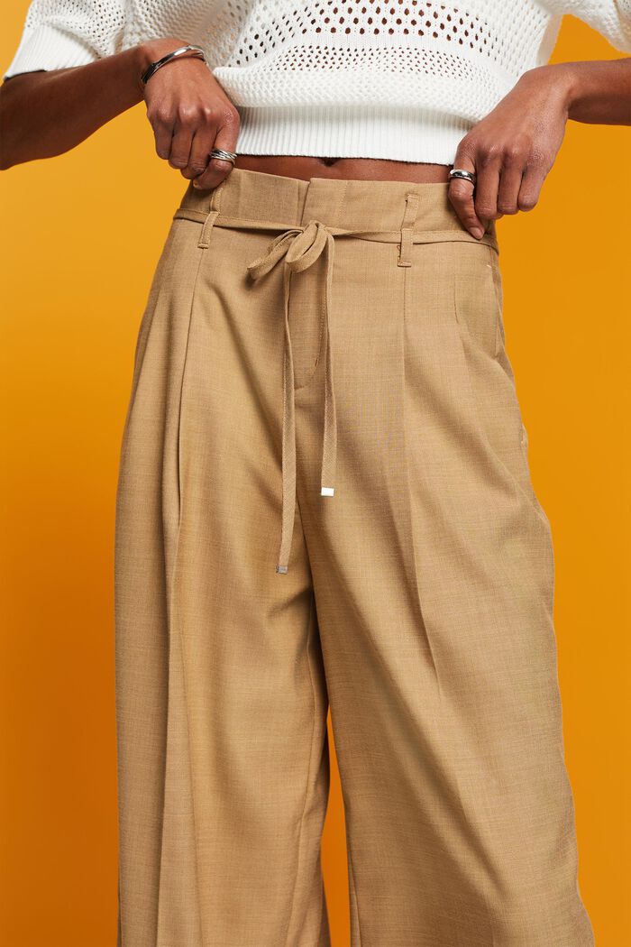 Pantaloni dalla vestibilità ampia, KHAKI BEIGE, detail image number 2