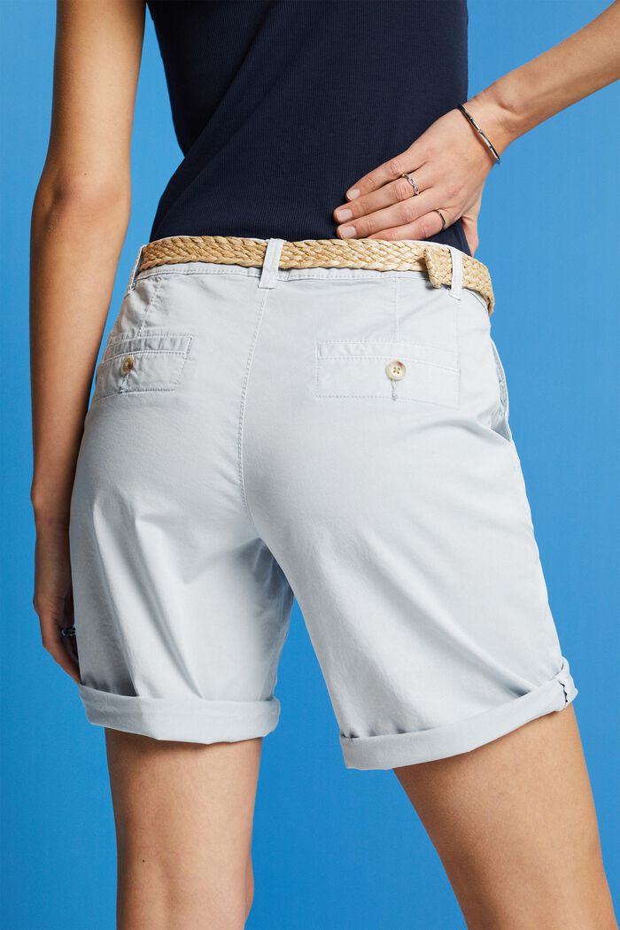 Pantaloncini chino, LIGHT BLUE, detail image number 4