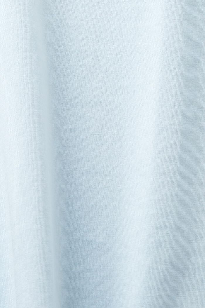 T-shirt con girocollo e maniche corte, PASTEL BLUE, detail image number 5