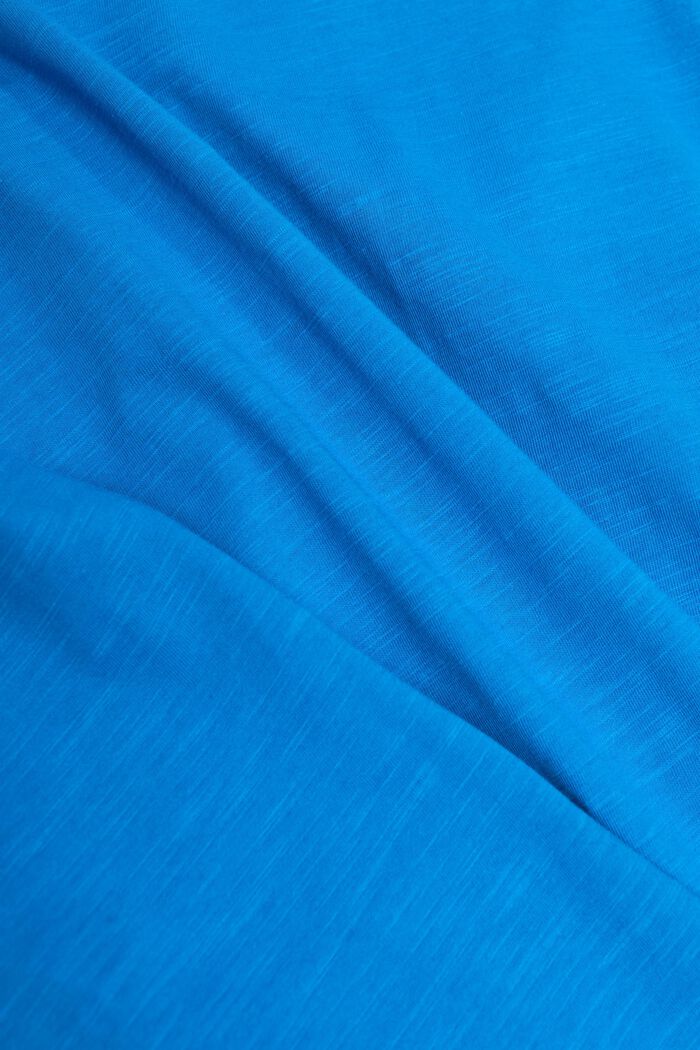 T-shirt in jersey di cotone, BRIGHT BLUE, detail image number 5