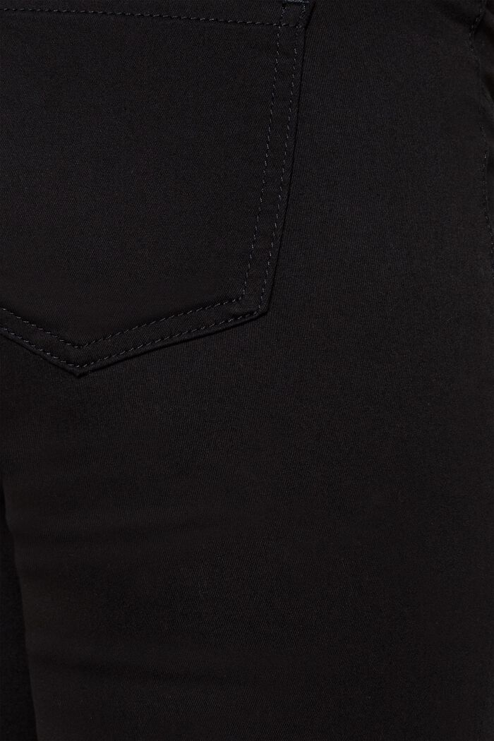 Pantaloni elasticizzati con fascia premaman, BLACK, detail image number 3