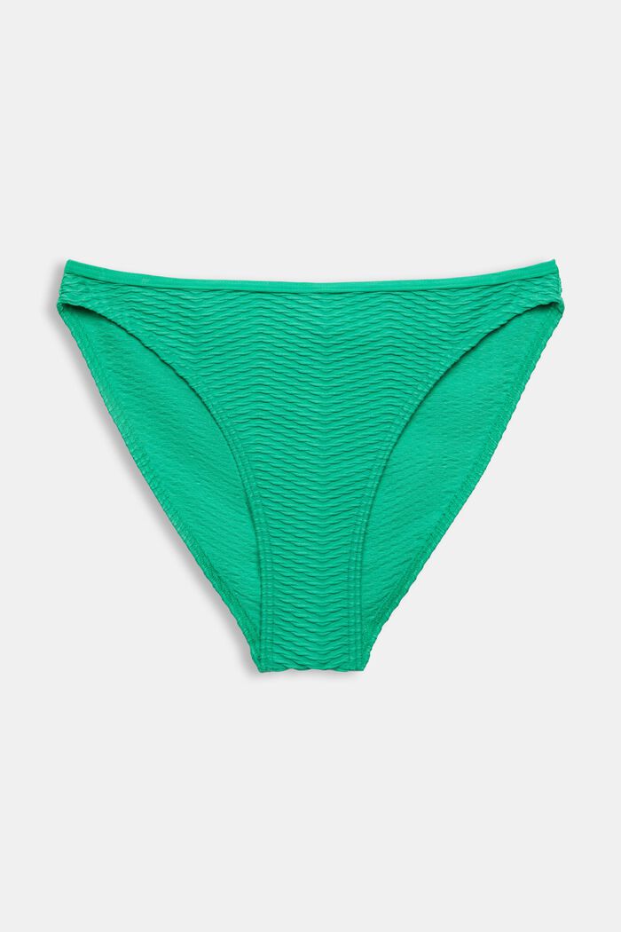 In materiale riciclato: slip da bikini strutturati, GREEN, detail image number 4