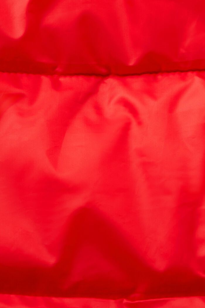 Riciclato: giacca in piumino con cappuccio, RED, detail image number 5