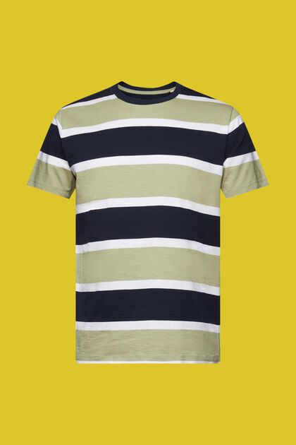 T-shirt in jersey a righe, 100% cotone