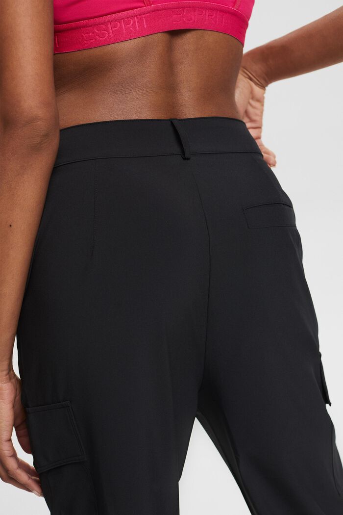 Pantaloni da jogging cargo, BLACK, detail image number 3