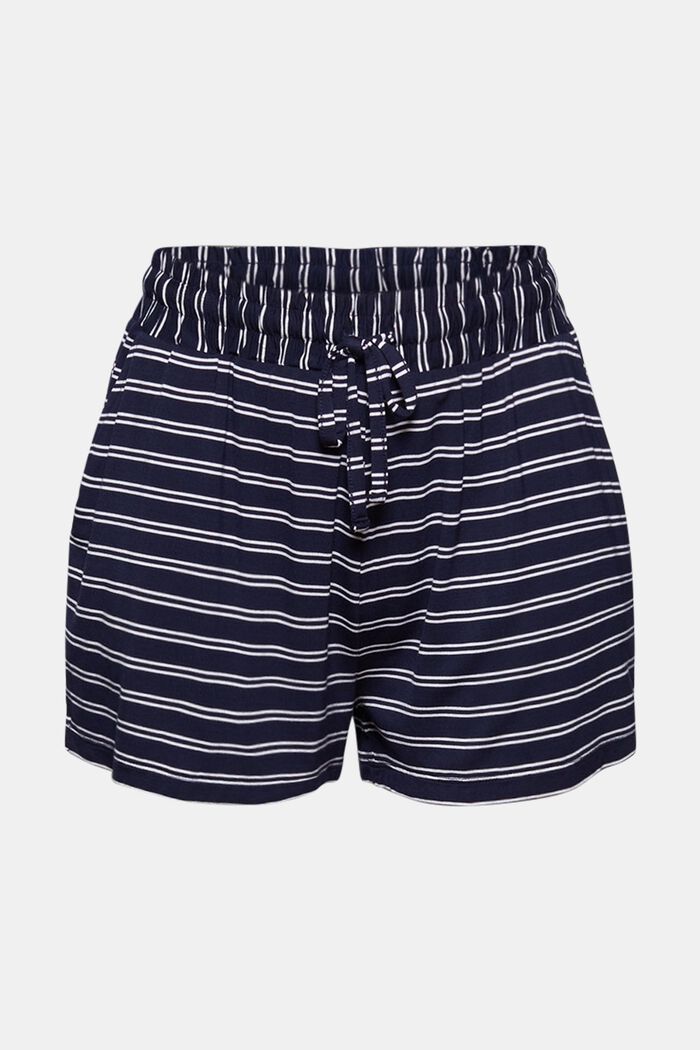 Shorts in jersey di LENZING™ ECOVERO™, NAVY, detail image number 0