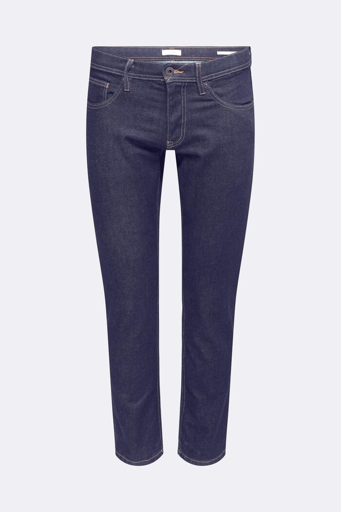 Jeans elasticizzati con cotone biologico, BLUE RINSE, detail image number 7