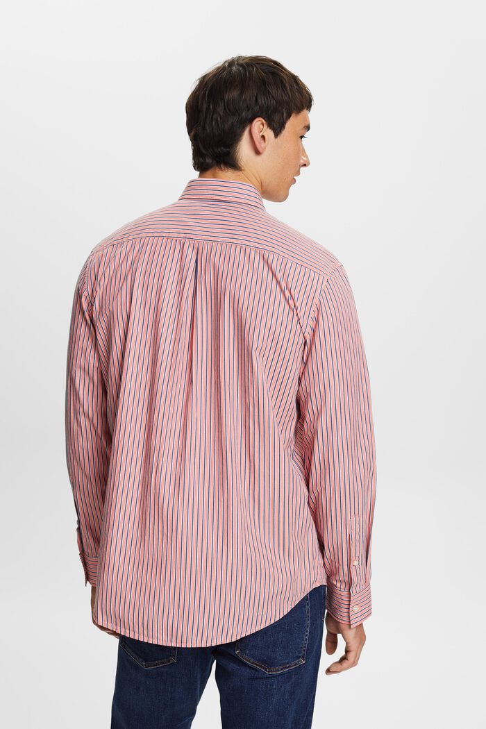 Camicia a righe, 100% cotone, CORAL RED, detail image number 2