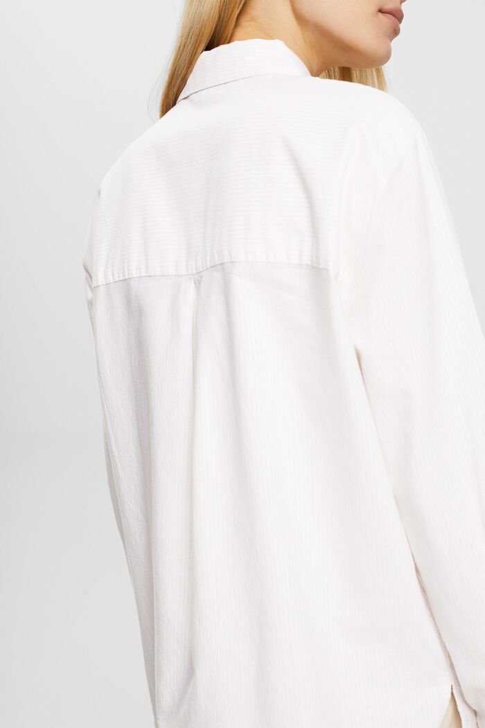 Blusa a righe di cotone, PASTEL PINK, detail image number 2