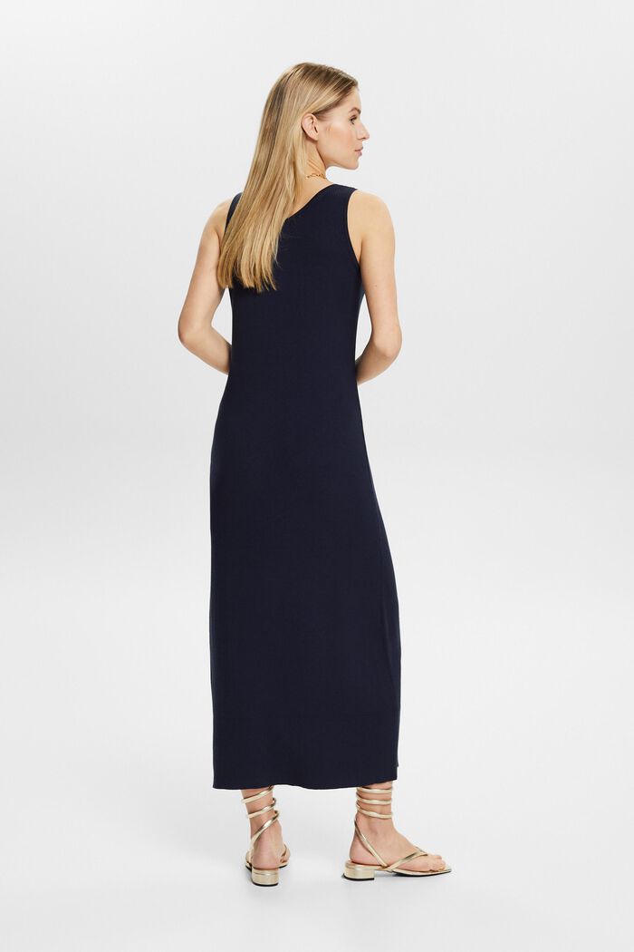 Abito maxi a coste, NAVY, detail image number 3