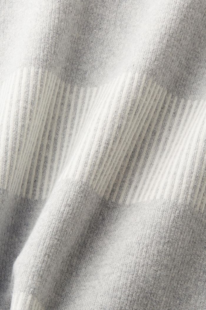 Pullover a righe in maglia a coste, LIGHT GREY, detail image number 4