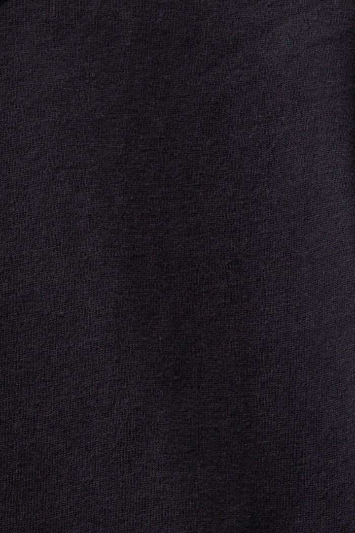 T-shirt girocollo a maniche lunghe, BLACK, detail image number 5