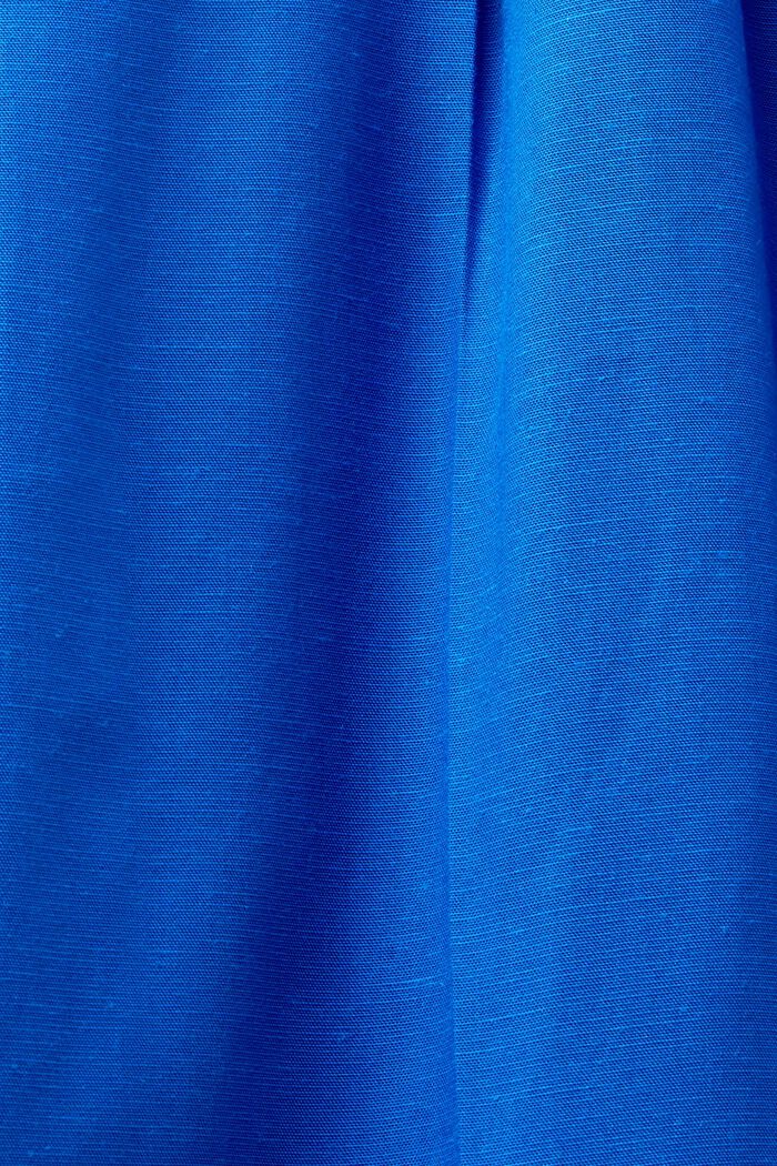 Mix and Match Pantaloni culotte cropped, vita alta, BRIGHT BLUE, detail image number 6