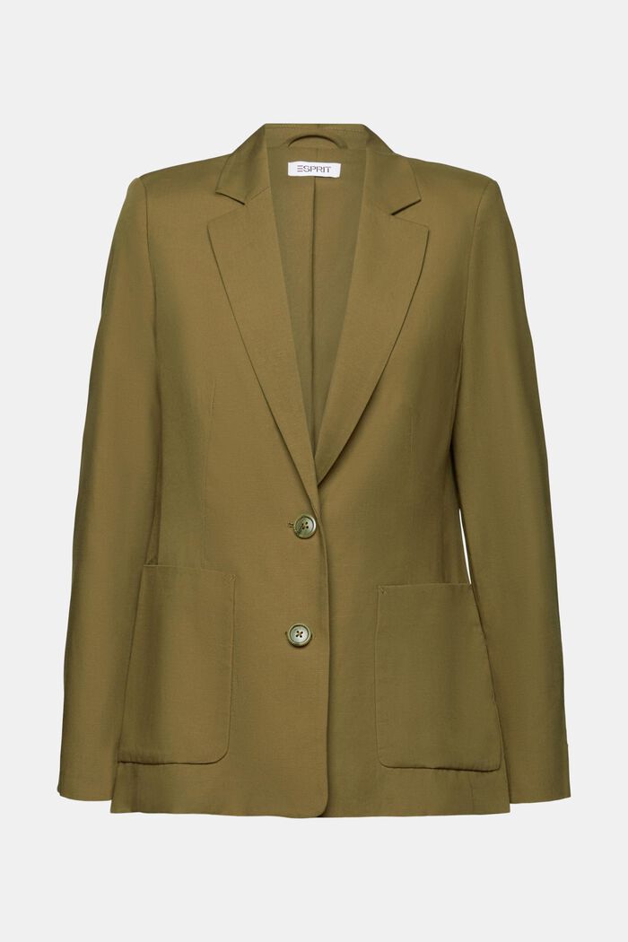 Mix and Match Blazer monopetto, KHAKI GREEN, detail image number 6