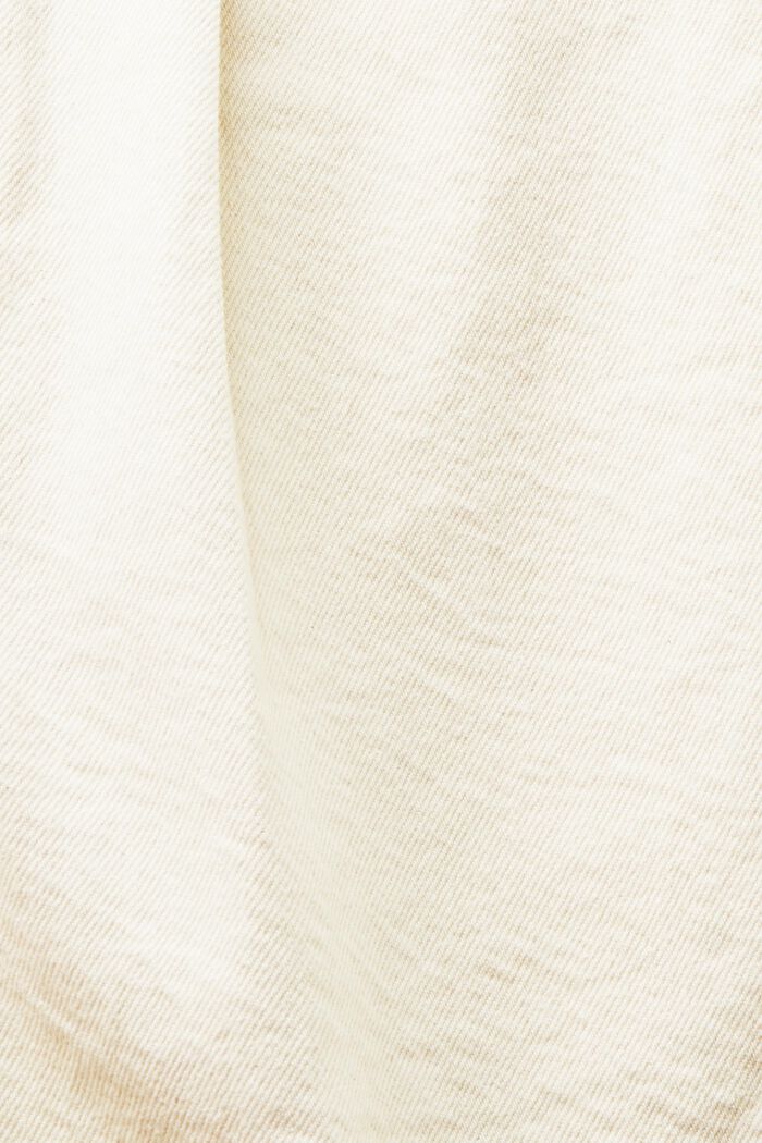 Pantaloncini in twill di cotone lavato, OFF WHITE, detail image number 6