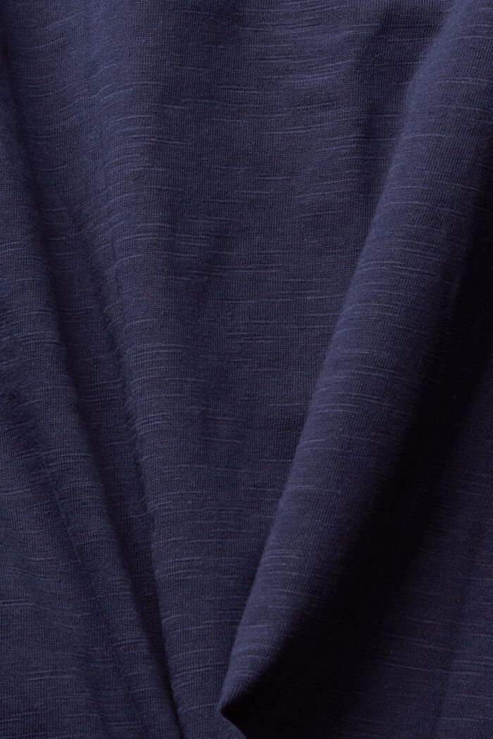Maglia a maniche lunghe in cotone, NAVY, detail image number 1