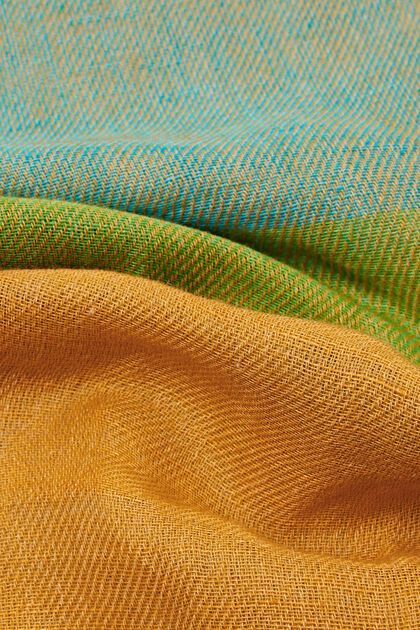 Sciarpa multicolore in misto lino