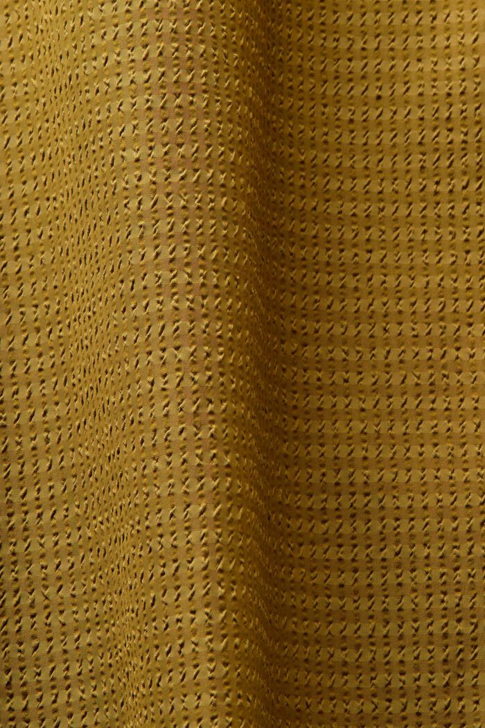 Camicia strutturata a maniche lunghe, OLIVE, detail image number 4