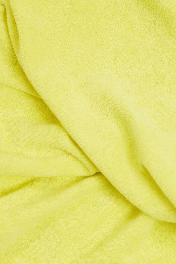 Riciclato: shorts da spiaggia in spugna, LIME YELLOW, detail image number 5