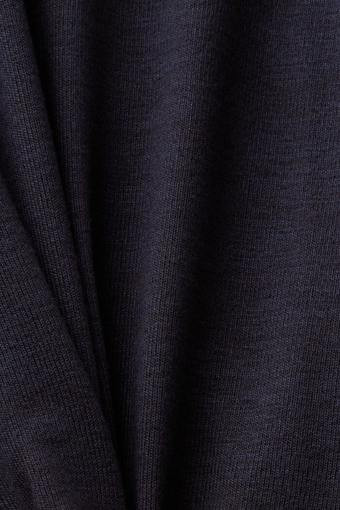 Maglia a manica lunga con scollo a V, LENZING™ ECOVERO™, NAVY, detail image number 5