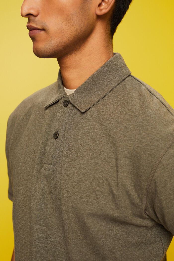 Polo in jersey di cotone, KHAKI GREEN, detail image number 2