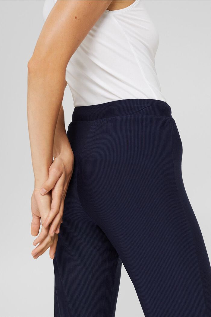 Pantaloni da pigiama con pizzo, LENZING™ ECOVERO™, NAVY, detail image number 2