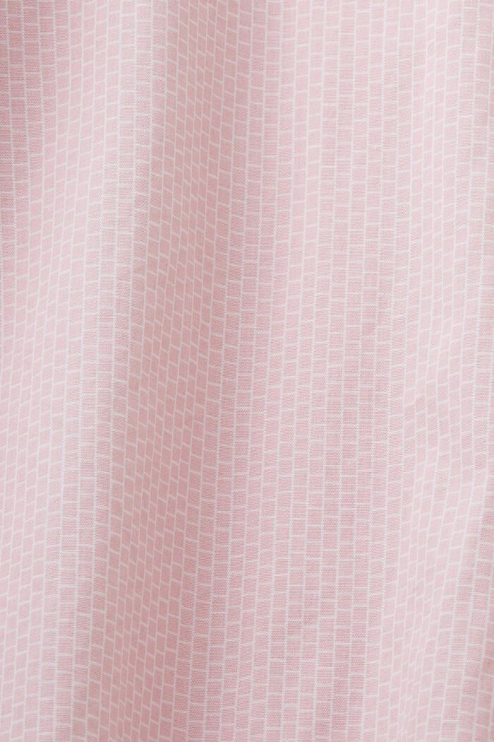 Camicia in popeline di cotone, OLD PINK, detail image number 5