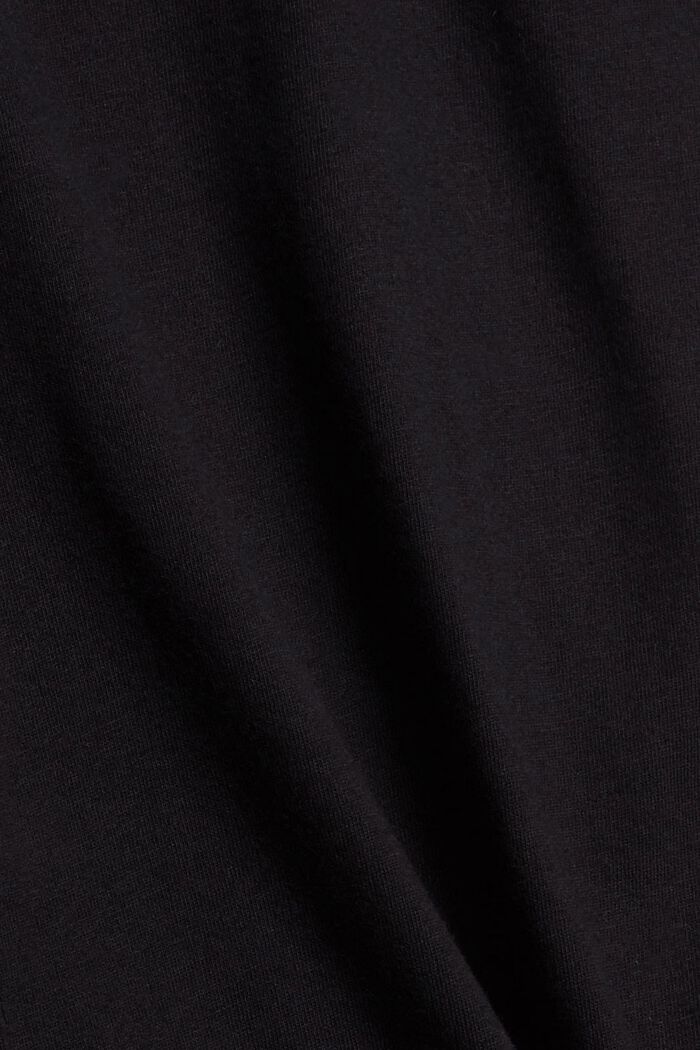 Pantaloni da pigiama in 100% cotone biologico, BLACK, detail image number 4