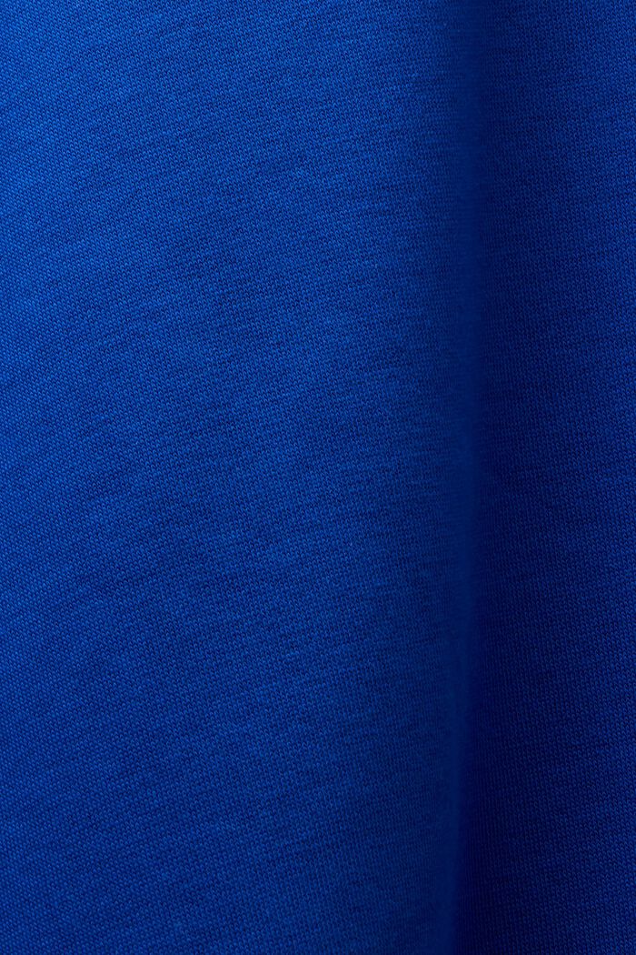 Felpa pullover in misto cotone, BRIGHT BLUE, detail image number 5