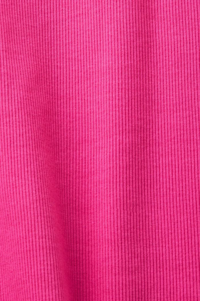 Canotta a coste, PINK FUCHSIA, detail image number 5
