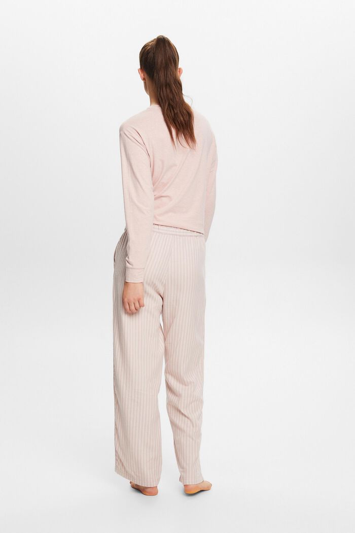 Pantaloni da pigiama in flanella, LIGHT PINK, detail image number 3