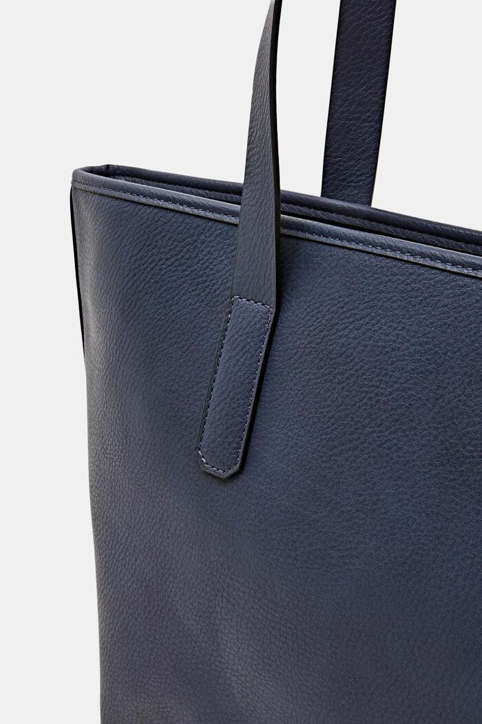 Borsa a tracolla in similpelle, NAVY, detail image number 1