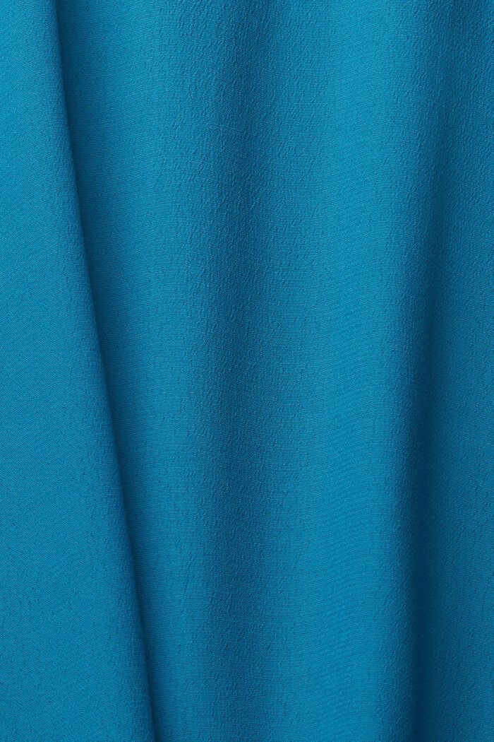 Camicetta in tinta unita, TEAL BLUE, detail image number 1