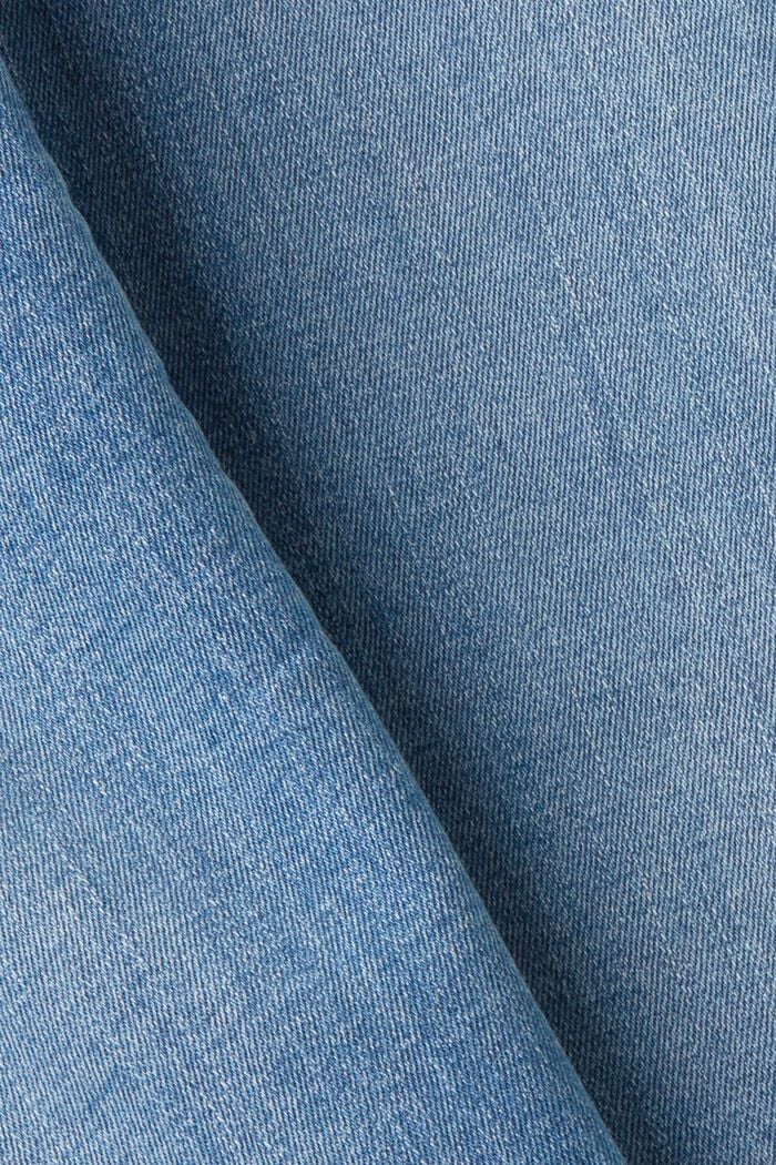 Jeans skinny in cotone sostenibile, BLUE LIGHT WASHED, detail image number 5