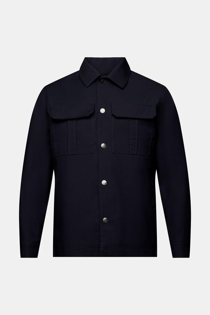 Overshirt in twill, NAVY, detail image number 6