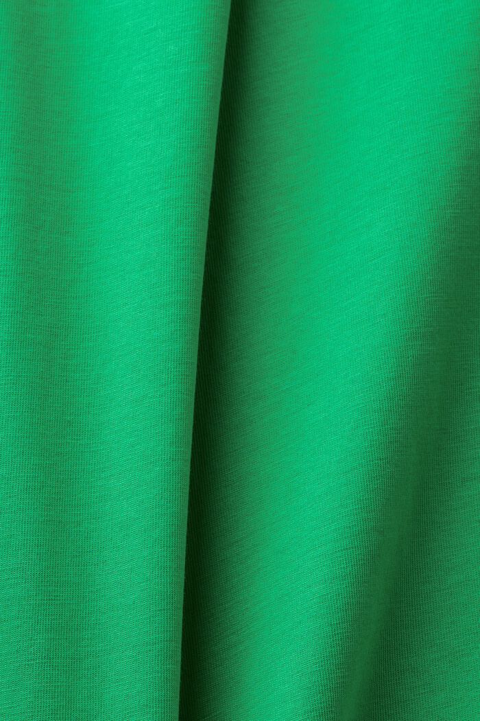 T-shirt girocollo in jersey, NEW GREEN, detail image number 5