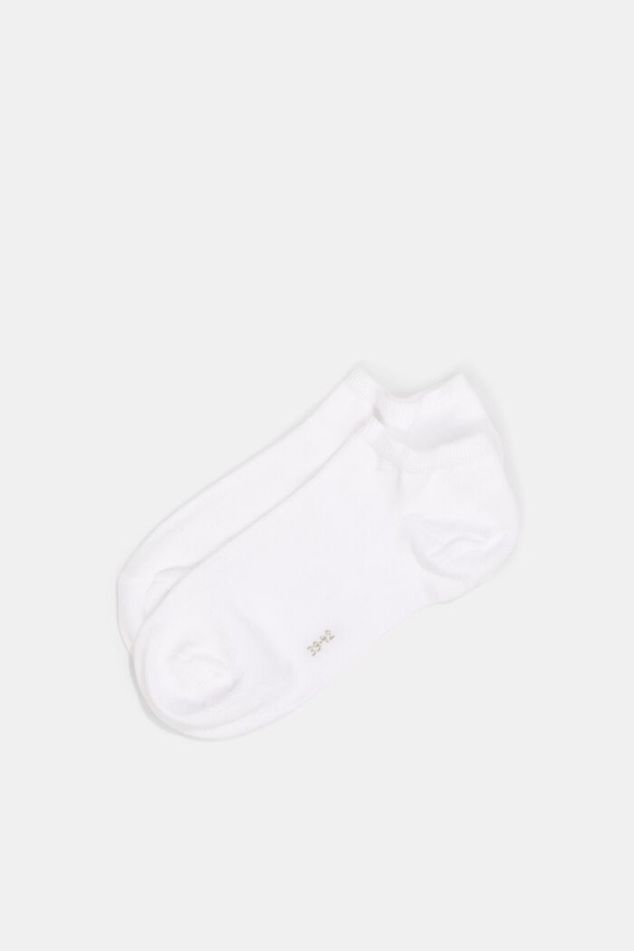 Calzini alla caviglia in confezione doppia, WHITE, detail image number 0