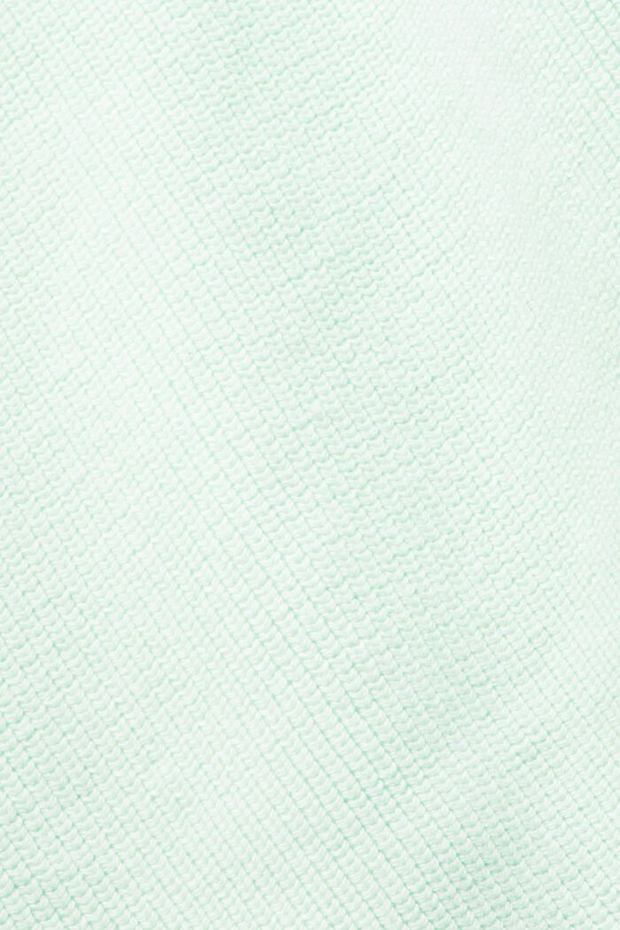 Gilet in maglia a coste con scollo a V, LIGHT AQUA GREEN, detail image number 4