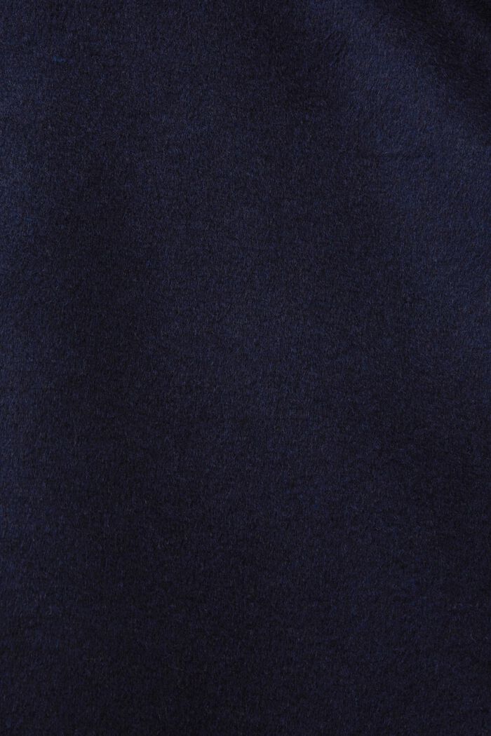 Riciclato: cappotto in misto lana con cachemire, NAVY, detail image number 5