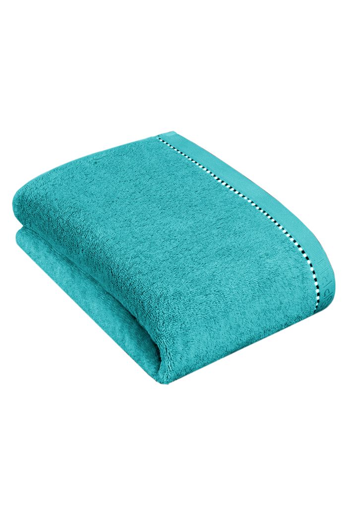 Con TENCEL™: set di asciugamani in spugna, TURQUOISE, detail image number 1