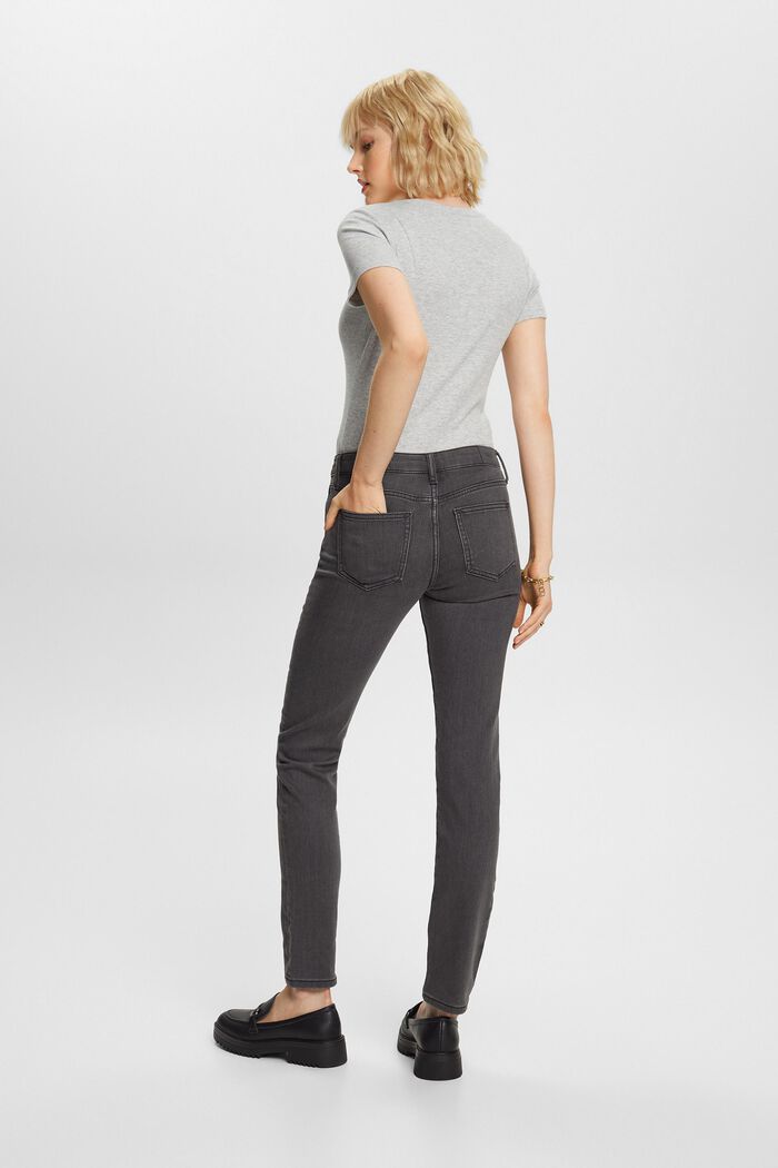 Jeans stretch slim fit, GREY MEDIUM WASHED, detail image number 3