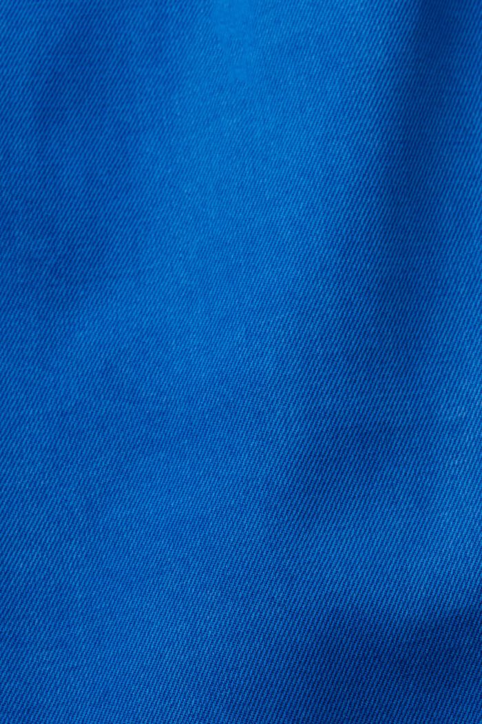 Pantaloni chino pull up dalla lunghezza cropped, BRIGHT BLUE, detail image number 6