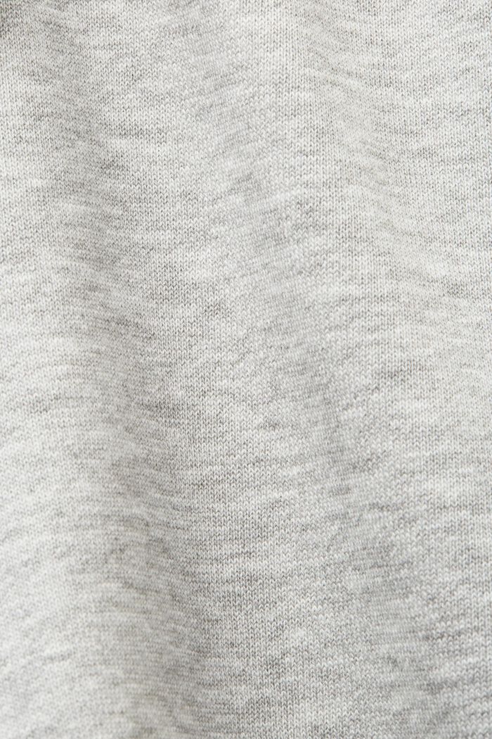 Shorts in felpa, misto cotone, LIGHT GREY, detail image number 6