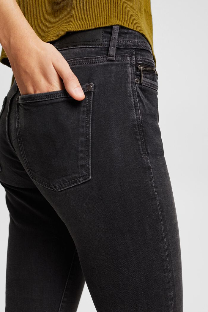Jeans a gamba larga, BLACK DARK WASHED, detail image number 4