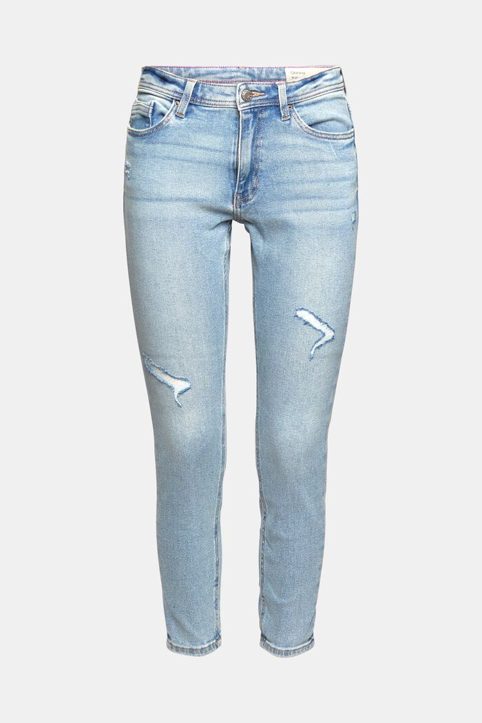 Jeans elasticizzati effetto consumato