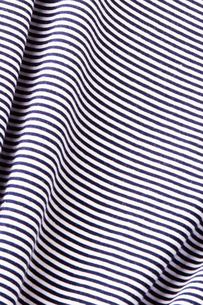 Canotta in cotone a righe, NAVY, detail image number 5