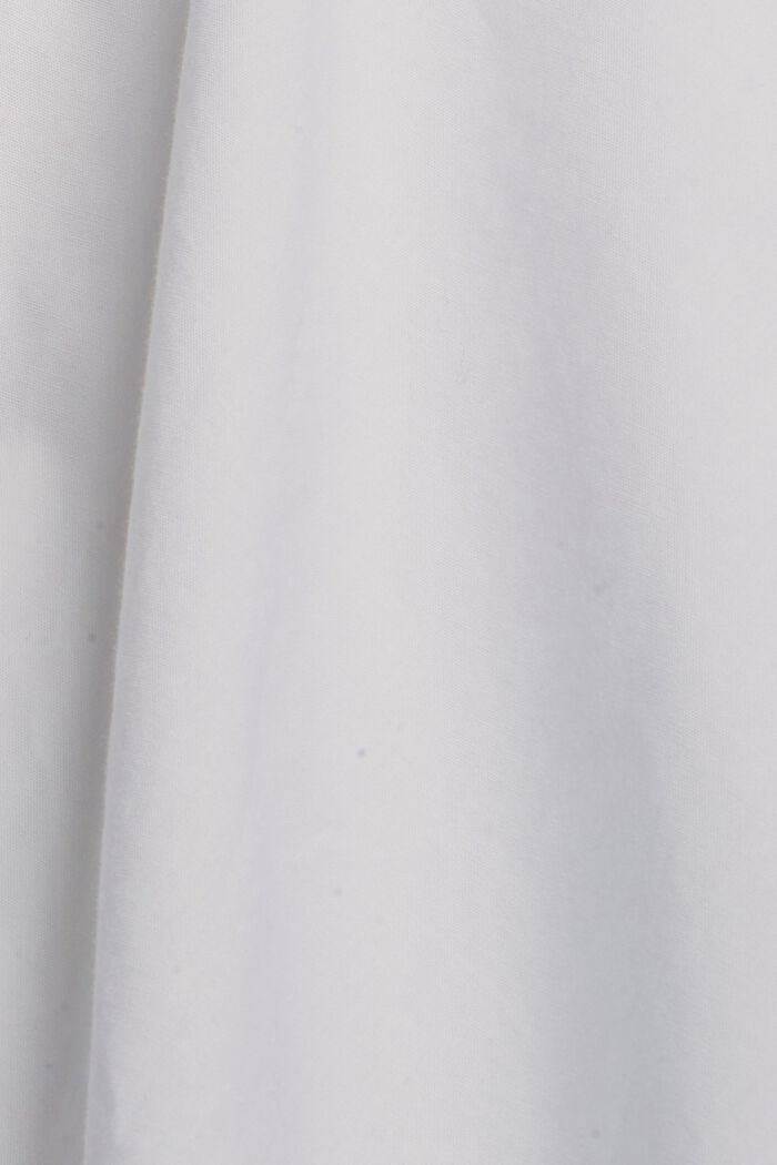 Blusa in 100% cotone biologico, WHITE, detail image number 4