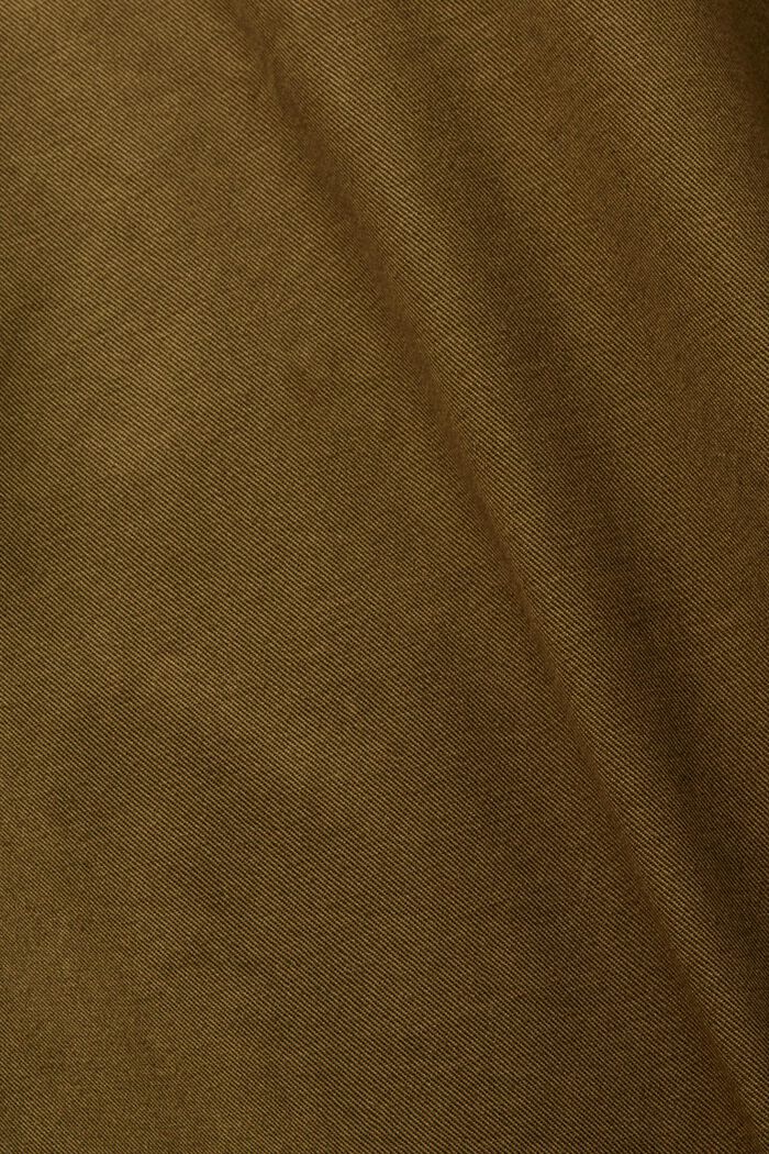 Giacca in canvas di cotone, KHAKI GREEN, detail image number 4