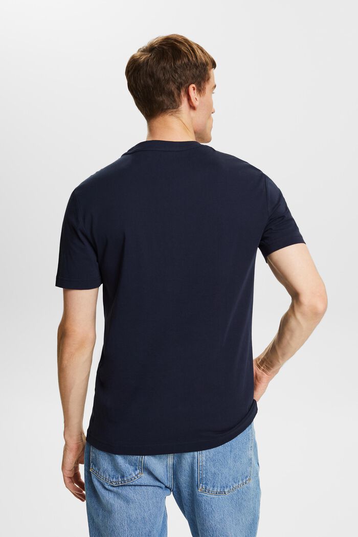 T-shirt in jersey di cotone biologico, NAVY, detail image number 3